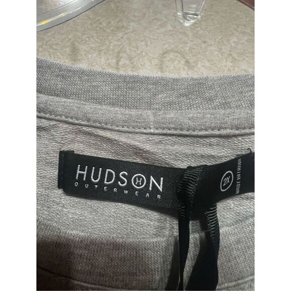 Hudson Unisex Aztec  Heather Gray Tee Shirt Sz XXL NWT - Picture 5 of 7